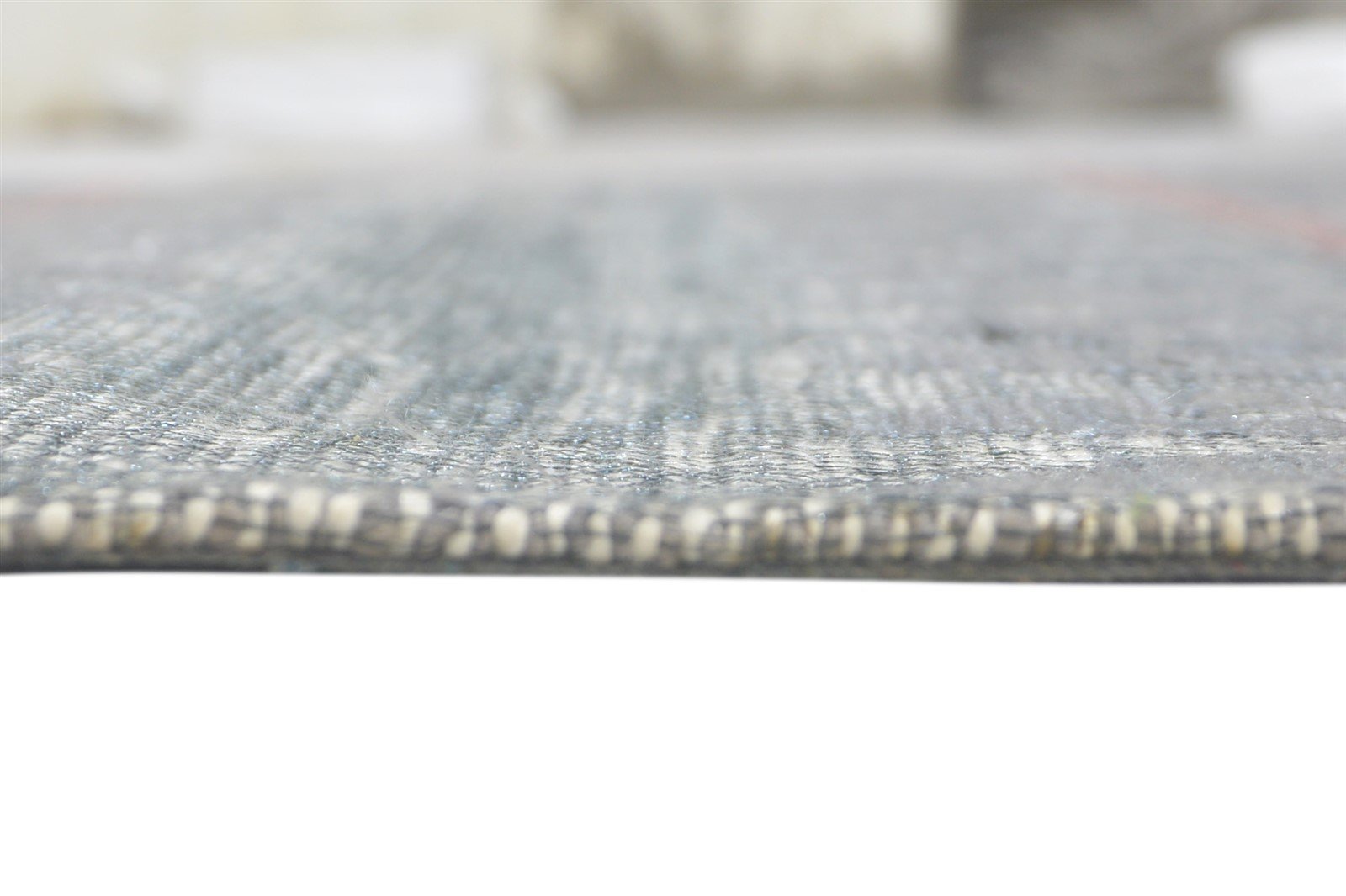 Grey Silk Rug 5' X 8' Modern Jacquard Loom French Chevron Room Size Carpet 7860700610709