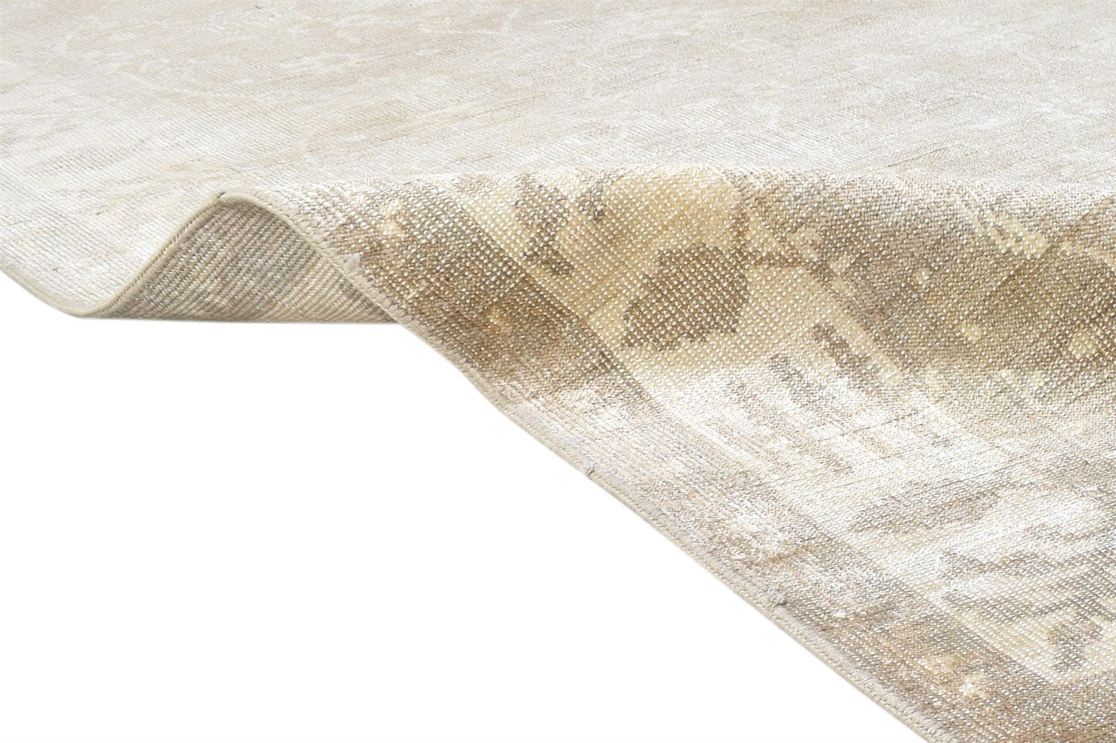 Grey Silk Rug 5' X 8' Persian Hand Knotted Kashan Oriental Room Size Carpet 7864800805013
