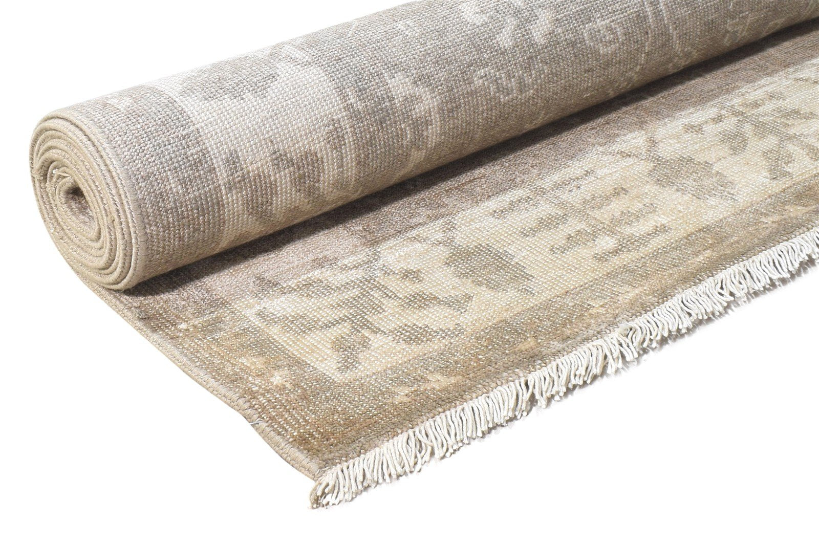 Grey Silk Rug 5' X 8' Persian Hand Knotted Kashan Oriental Room Size Carpet 7864800805013
