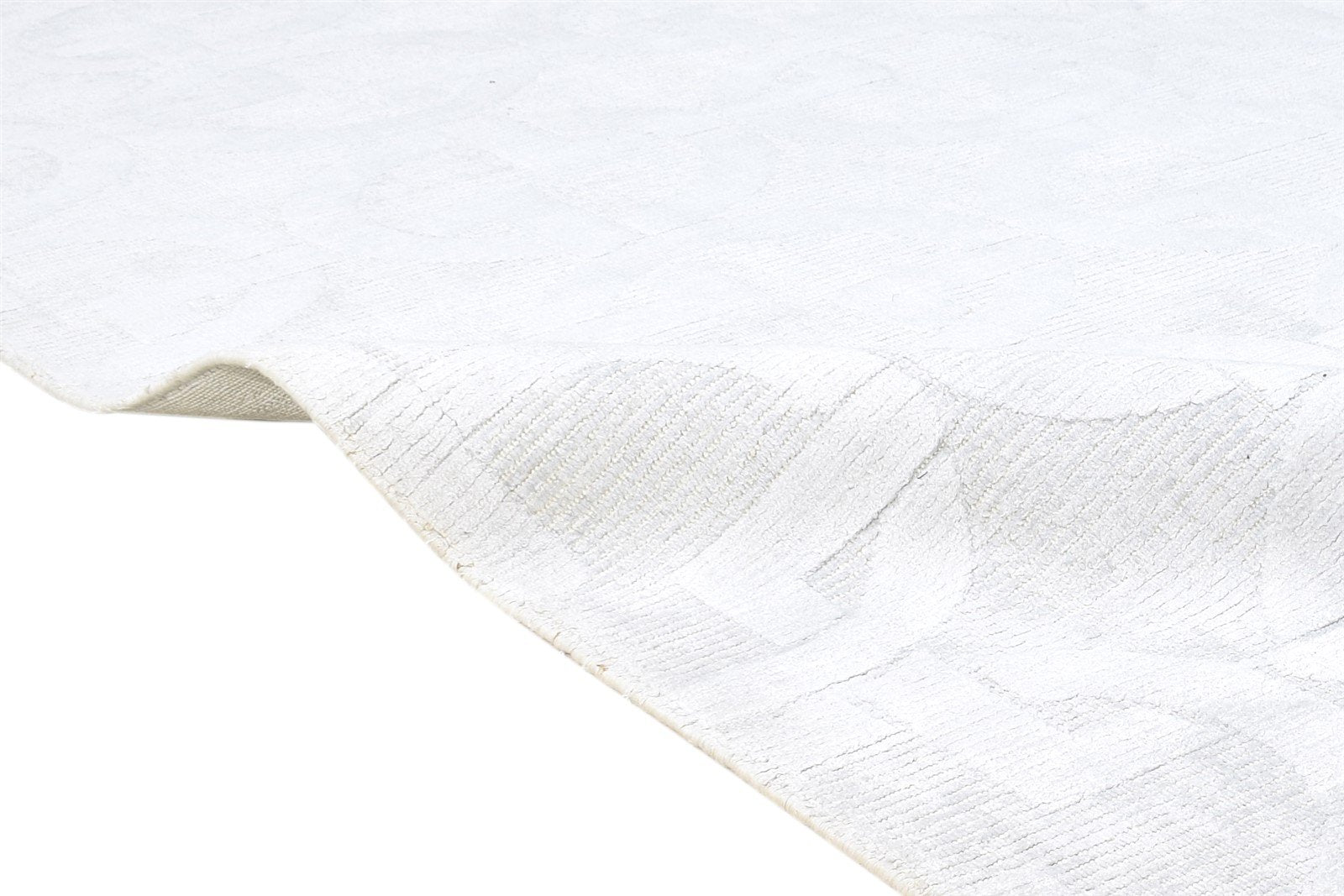 Grey Silk Rug 6' X 8' Modern Handloom Scandinavian Nordic Room Size Carpet 7865073533077
