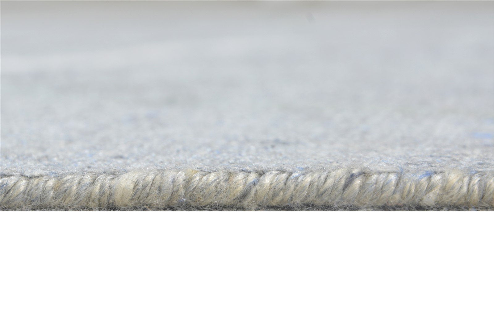 Grey Silk Rug 6' X 9' Modern Hand Knotted American Abstract Room Size Carpet 7865093652629