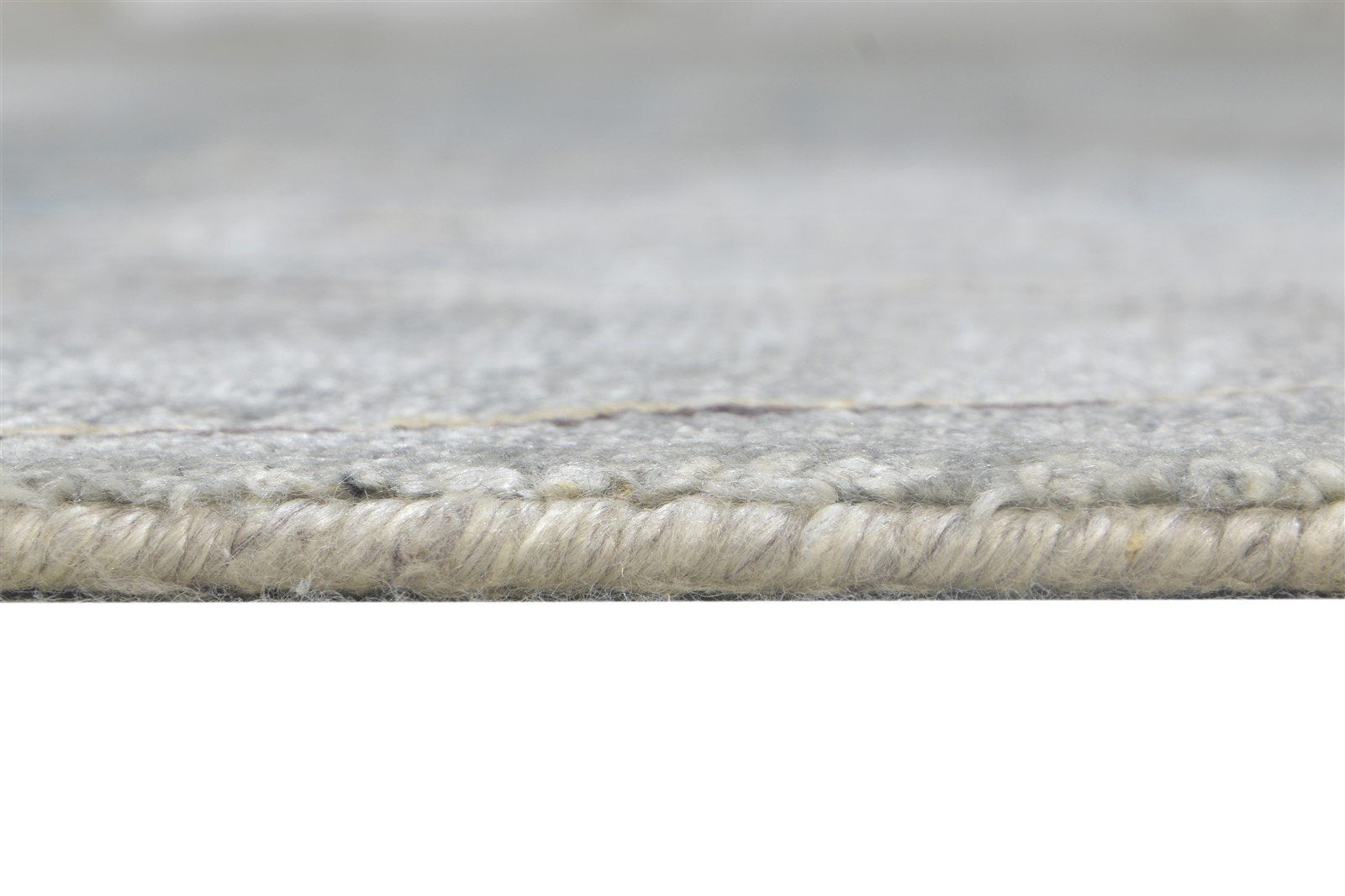 Grey Silk Rug 6' X 9' Modern Hand Knotted Scandinavian Chevron Room Size Carpet 7865070387349