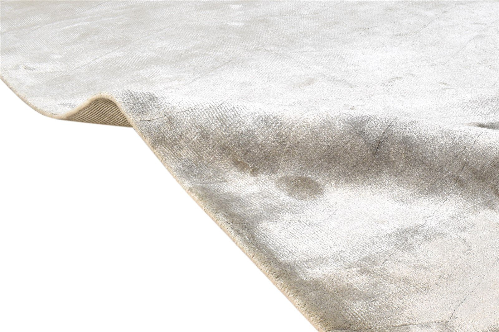 Grey Silk Rug 6' X 9' Modern Handloom Scandinavian Abstract Room Size Carpet 7865110659221