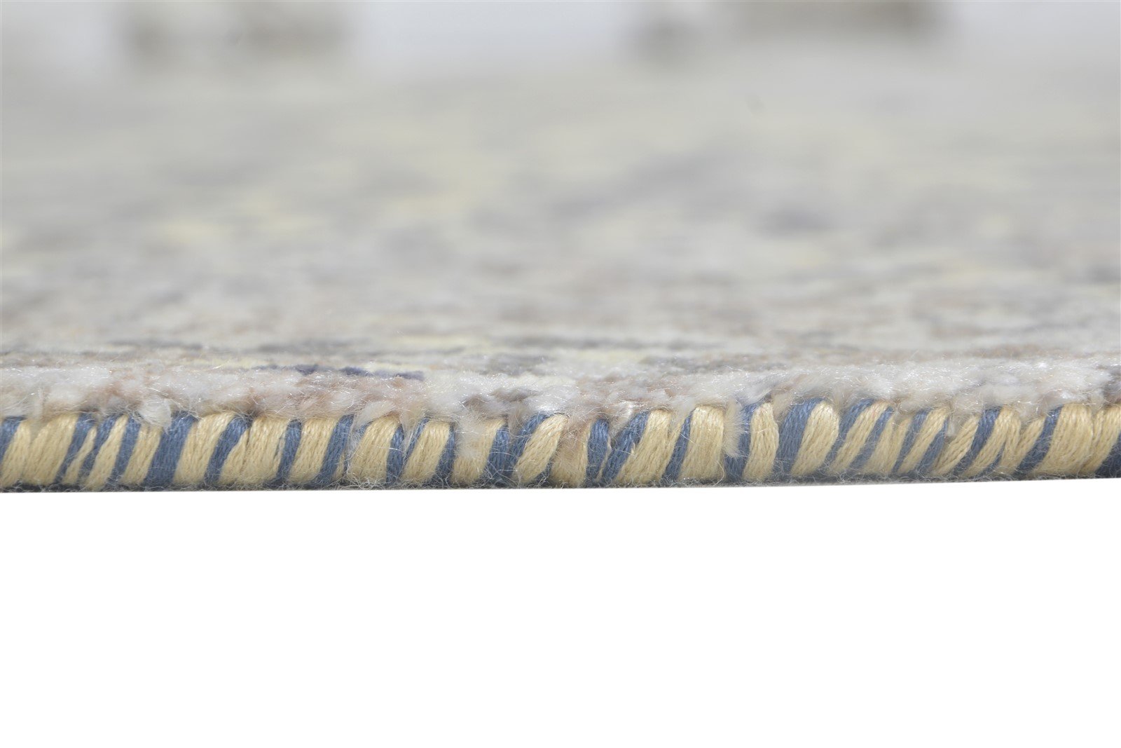 Grey Silk Rug 8' X 10' Modern Hand Knotted Indian Abstract Large Carpet 7864319967381