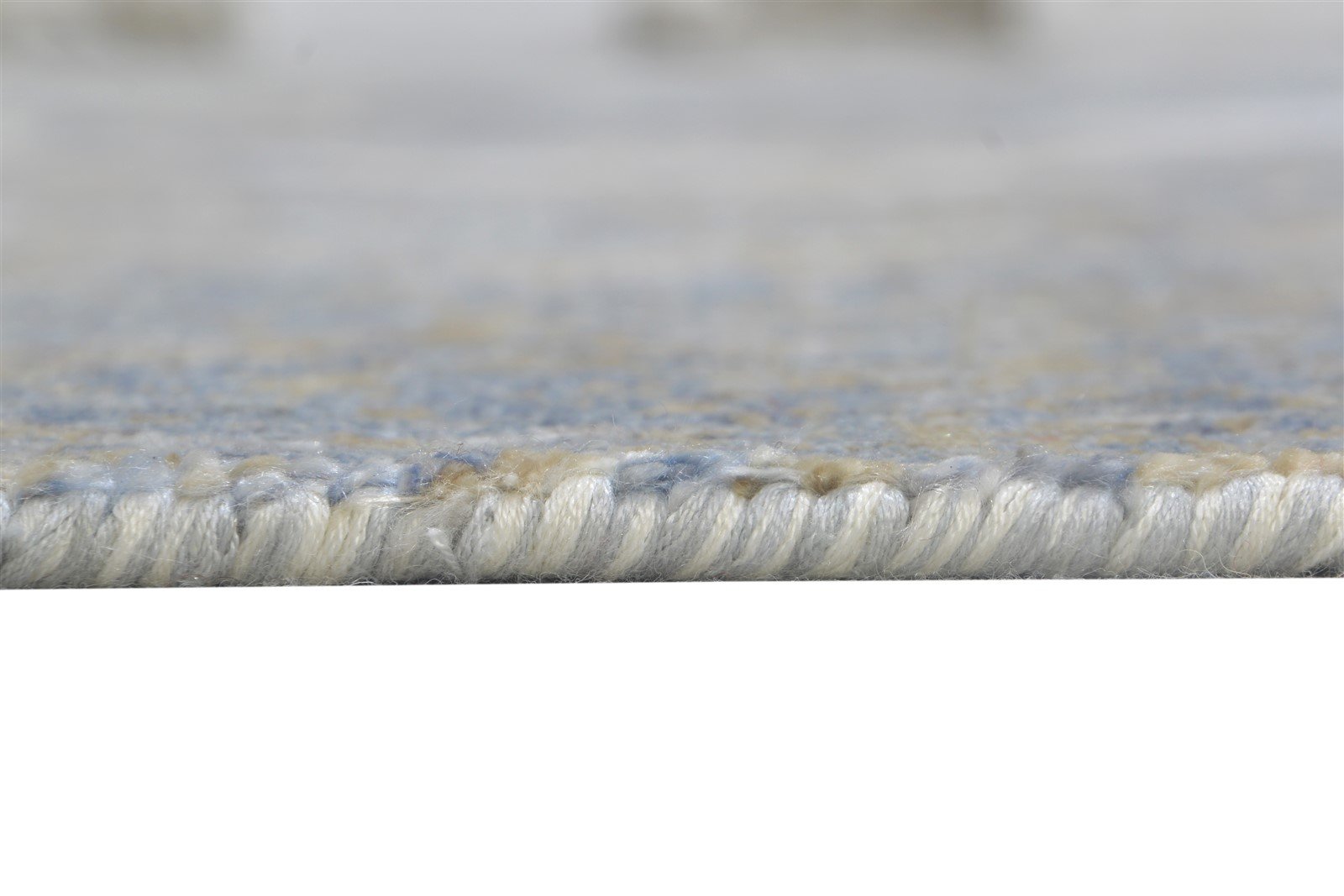 Grey Silk Rug 9' X 12' Modern Hand Knotted Indian Abstract Large Carpet 7864321245333