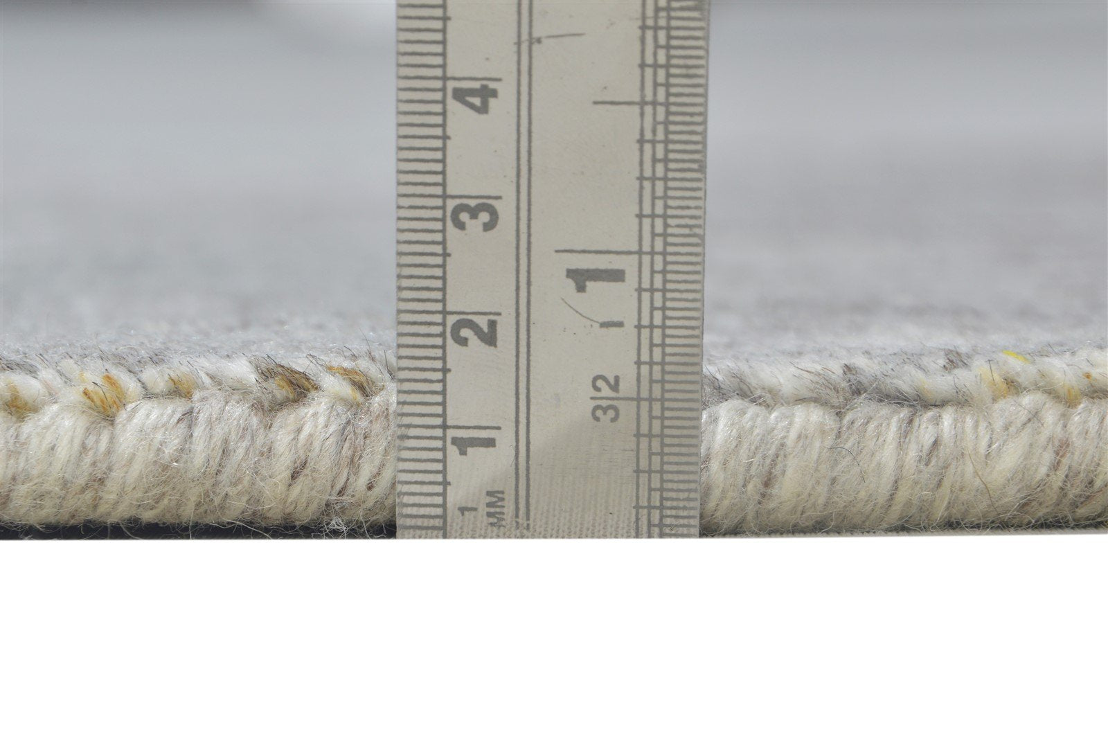 Grey Wool Rug 2' X 2' Modern Handloom Scandinavian Solid Small Carpet 7864129912981
