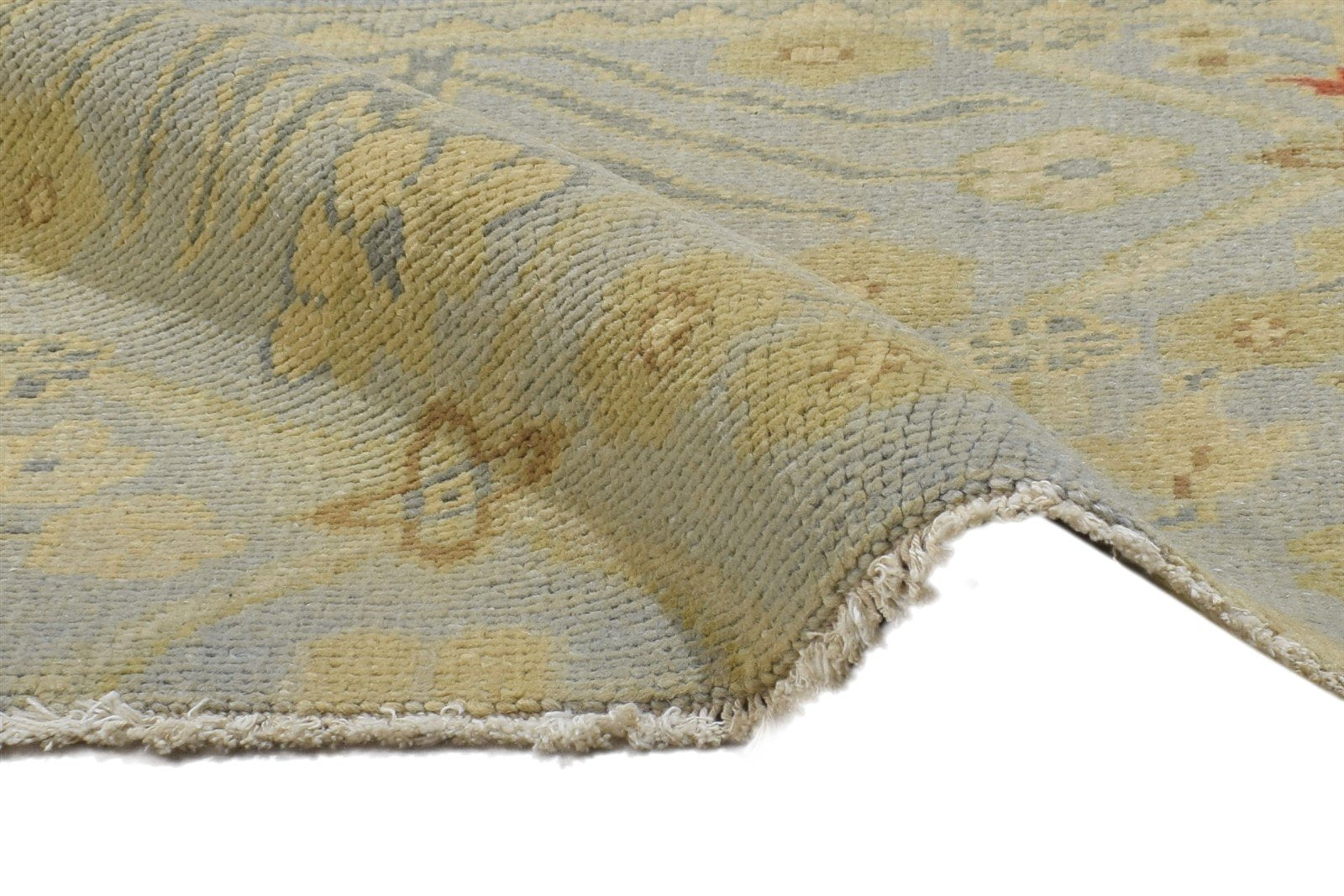 Grey Wool Rug 2' X 2' Persian Hand Knotted Bakhtiari Oriental Small Carpet 7864847335573