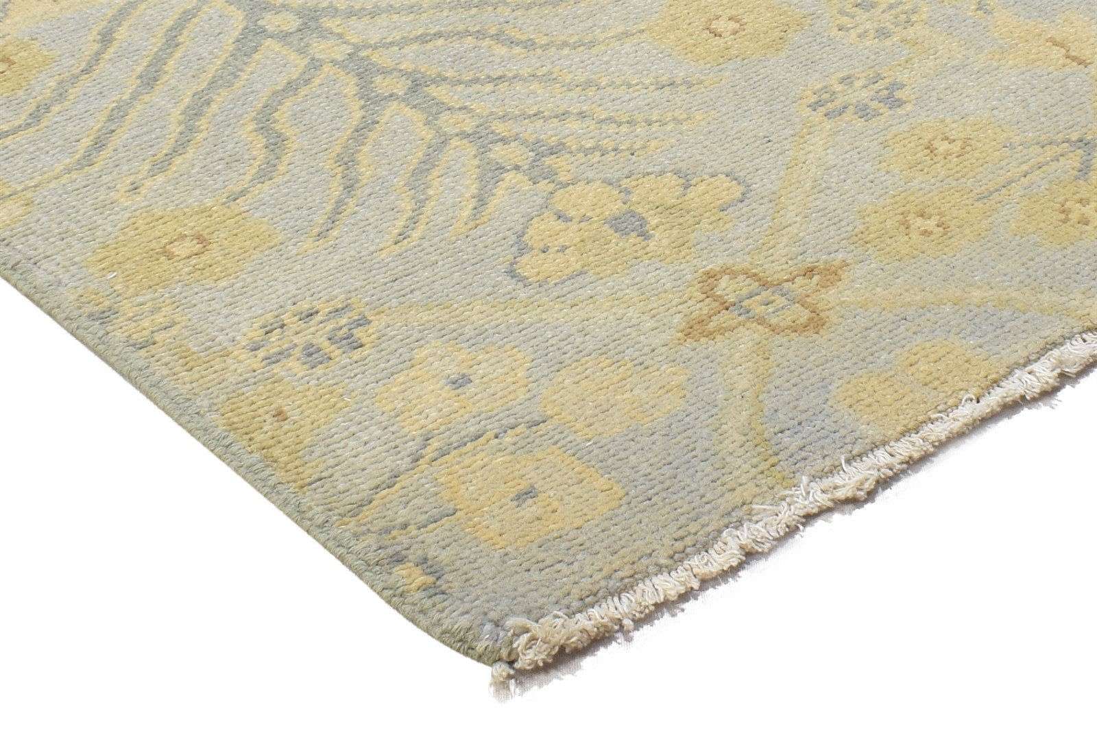 Grey Wool Rug 2' X 2' Persian Hand Knotted Bakhtiari Oriental Small Carpet 7864847335573