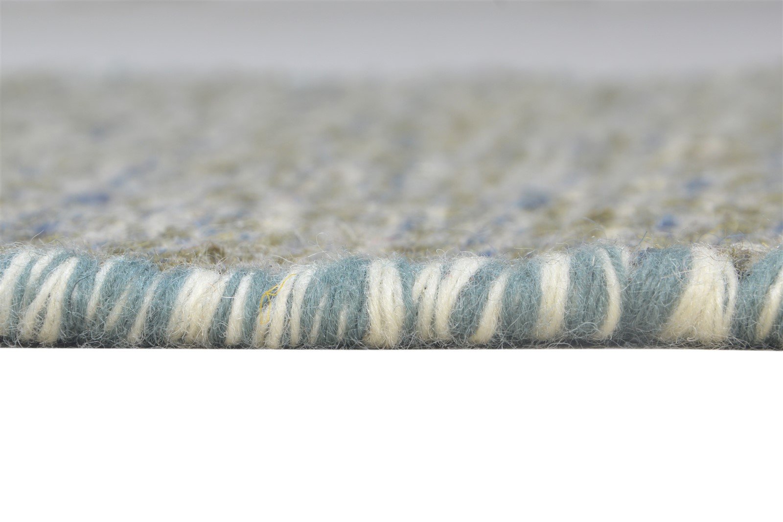 Grey Wool Rug 2' X 3' Modern Dhurrie Scandinavian Nordic Small Carpet 7865013469333