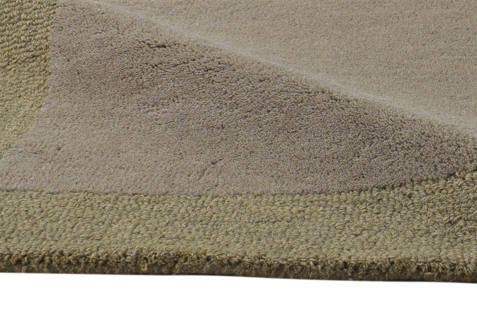 Valeda Grey Wool Rug 2' X 3' Modern Hand Tufted Scandinavian Bordered 7865076514965