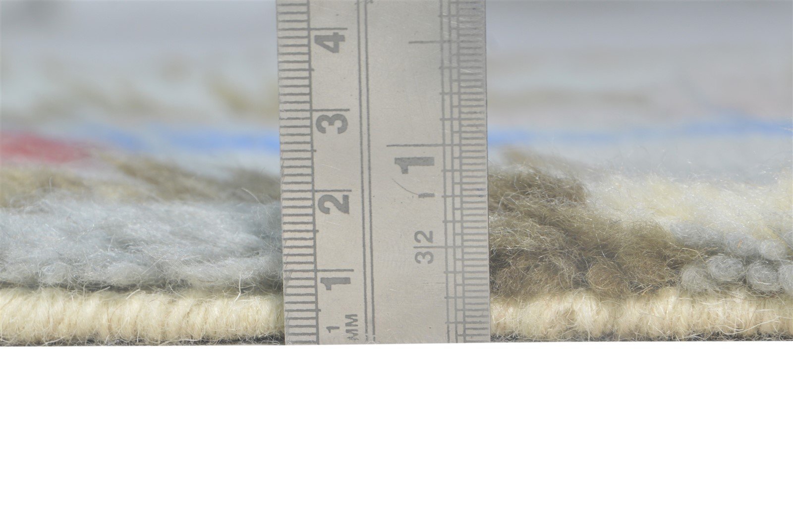 Grey Wool Rug 2' X 4' Modern Hand Knotted Moroccan Abstract Small Carpet 7865122914453