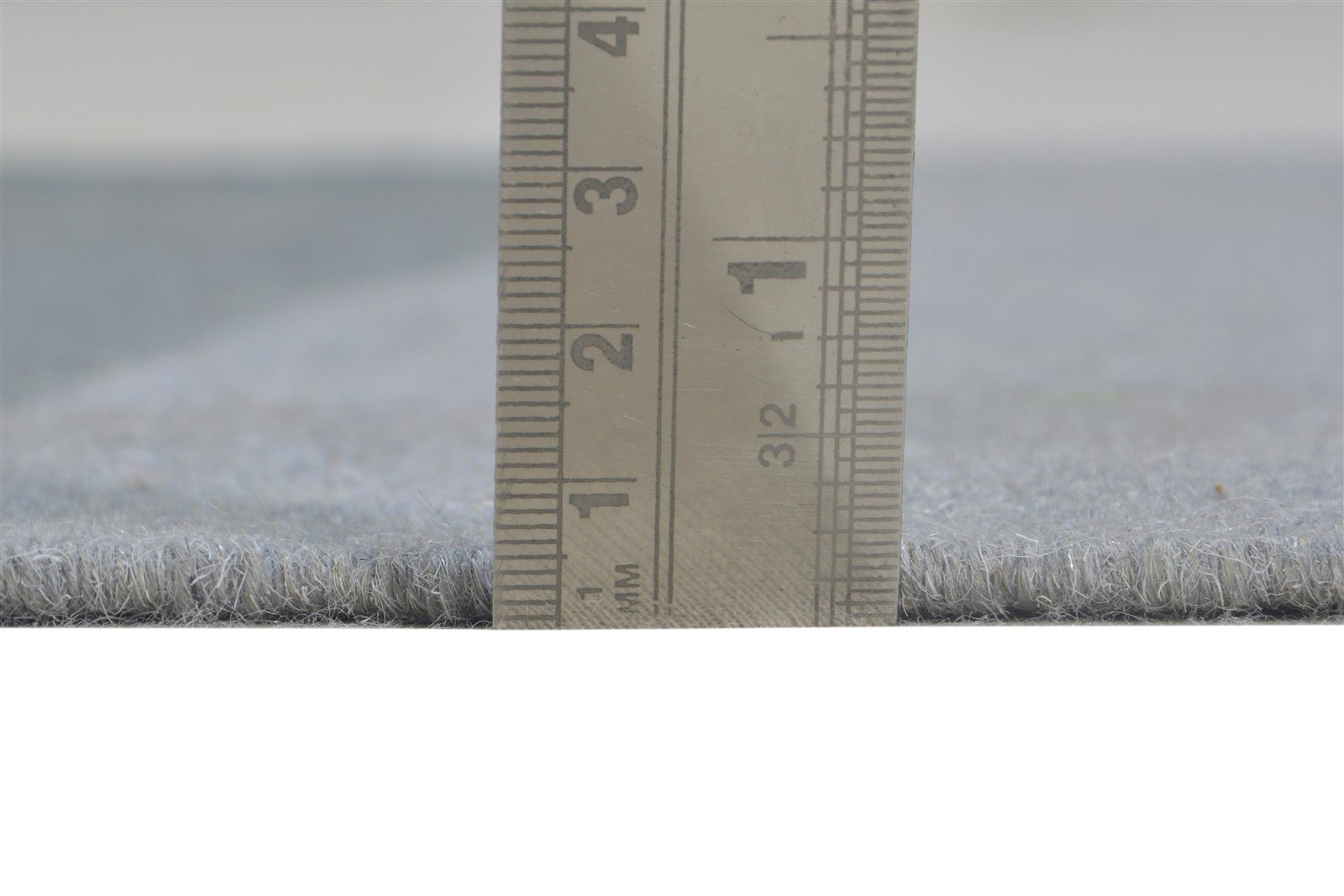 Grey Wool Rug 2' X 5' Modern Dhurrie Scandinavian Striped Small Carpet 7864669372565