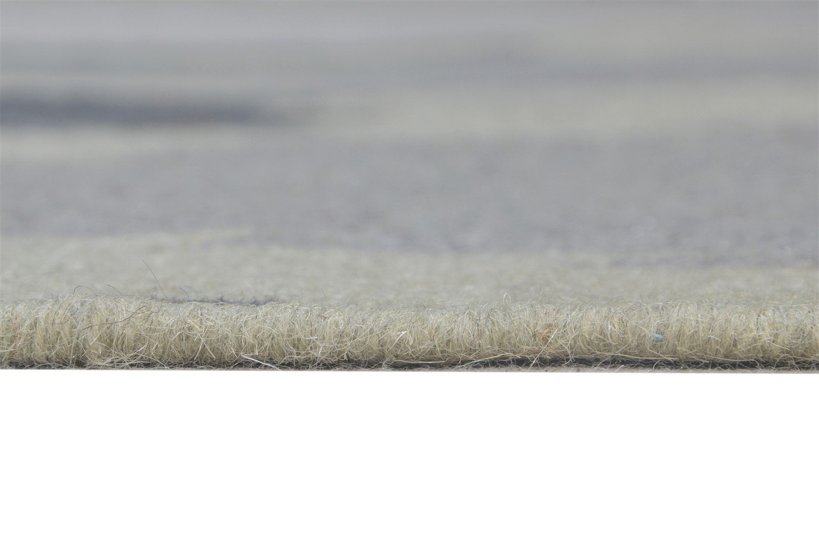 Grey Wool Rug 3' X 5' Modern Dhurrie Scandinavian Nordic Small Carpet 7865197756565
