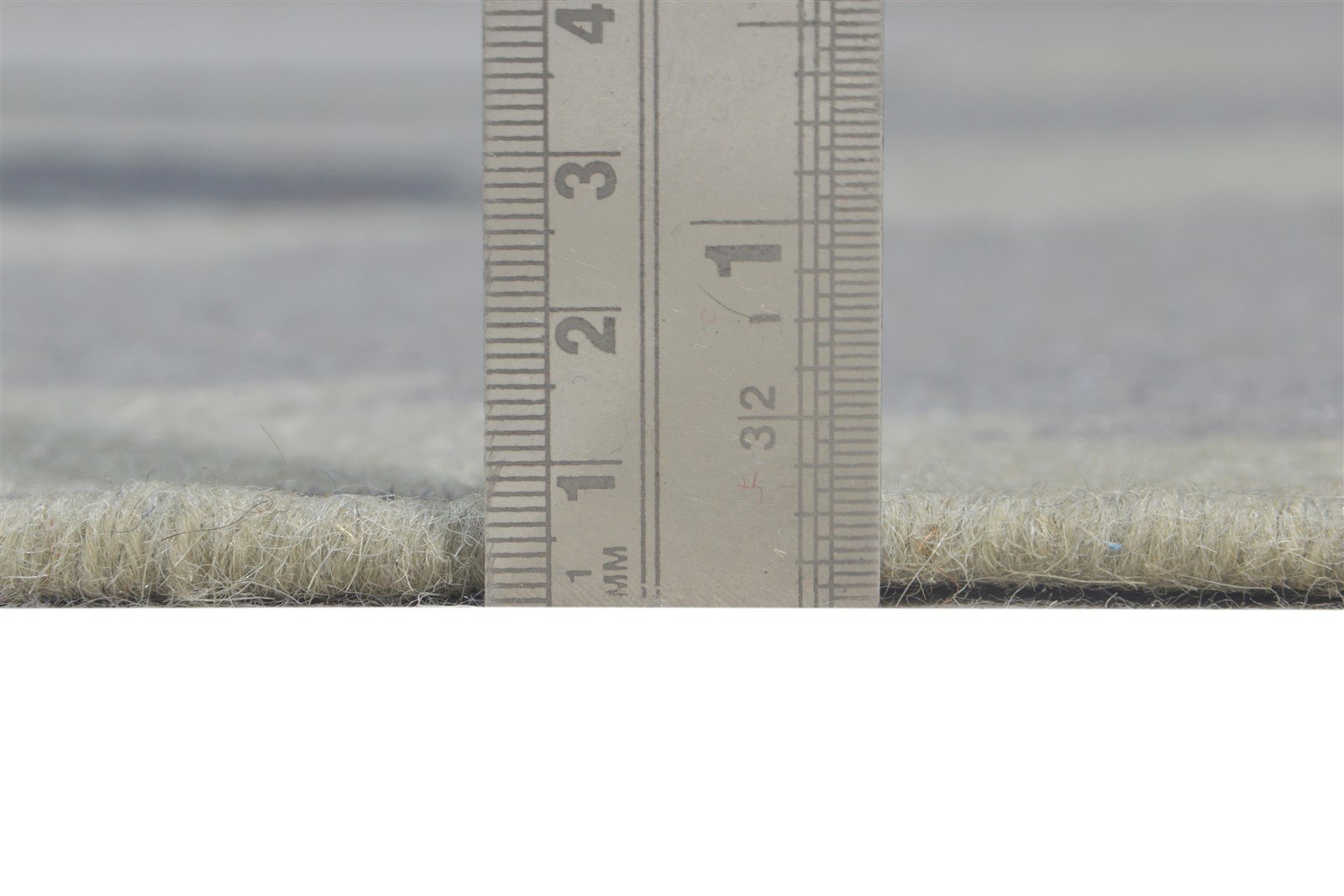 Grey Wool Rug 3' X 5' Modern Dhurrie Scandinavian Nordic Small Carpet 7865197756565