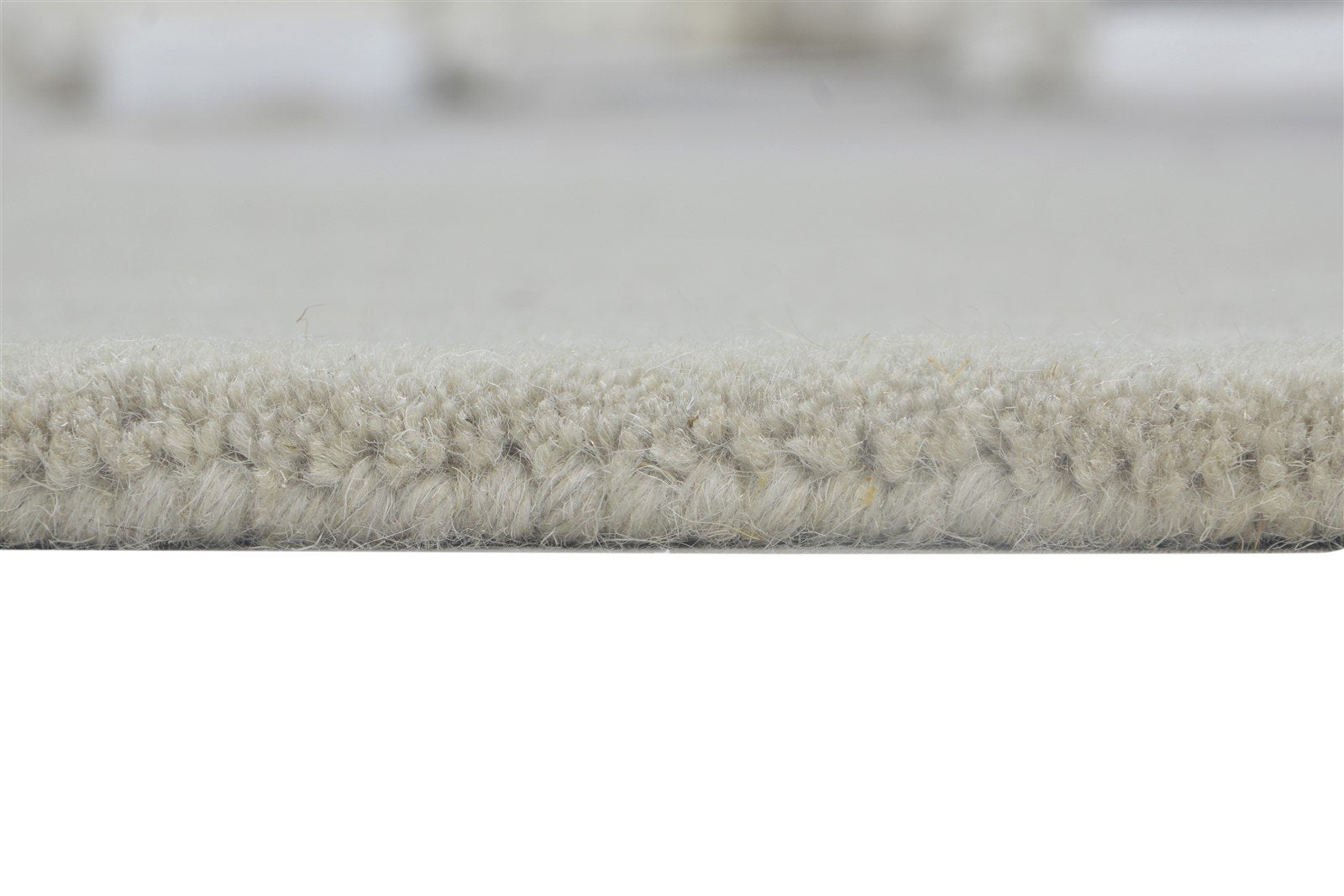 Grey Wool Rug 3' X 5' Modern Hand Tufted Scandinavian Solid Room Size Carpet 7864311283861