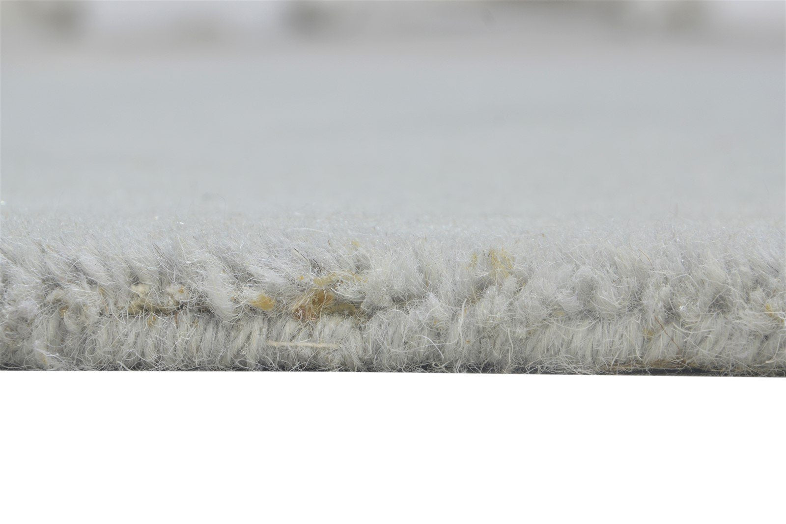 Grey Wool Rug 3' X 5' Modern Hand Tufted Scandinavian Solid Room Size Carpet 7864310562965