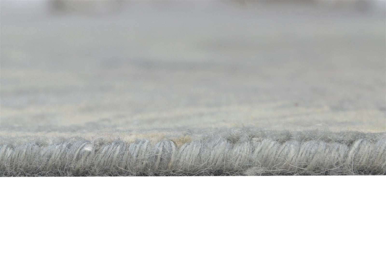 Grey Wool Rug 4' X 5' Persian Hand Knotted Oushak Oriental Room Size Carpet 7865145196693