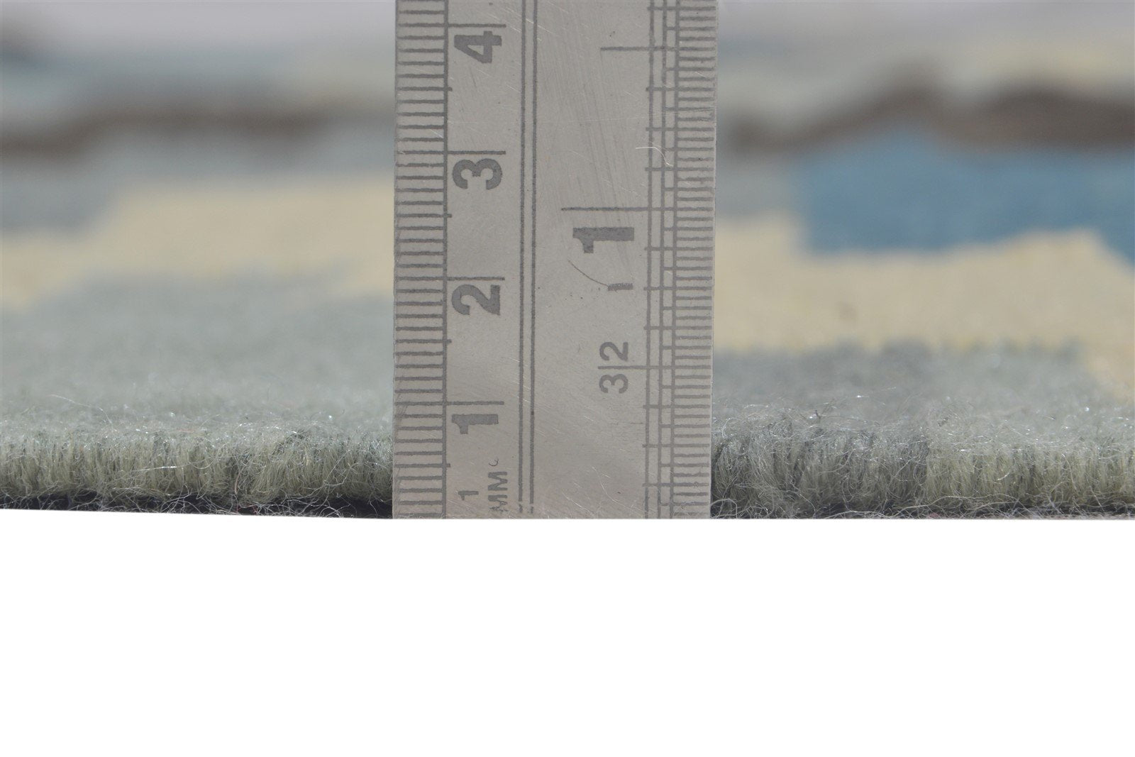 Grey Wool Rug 5' X 6' Modern Dhurrie American Chevron Room Size Carpet 7865189990549