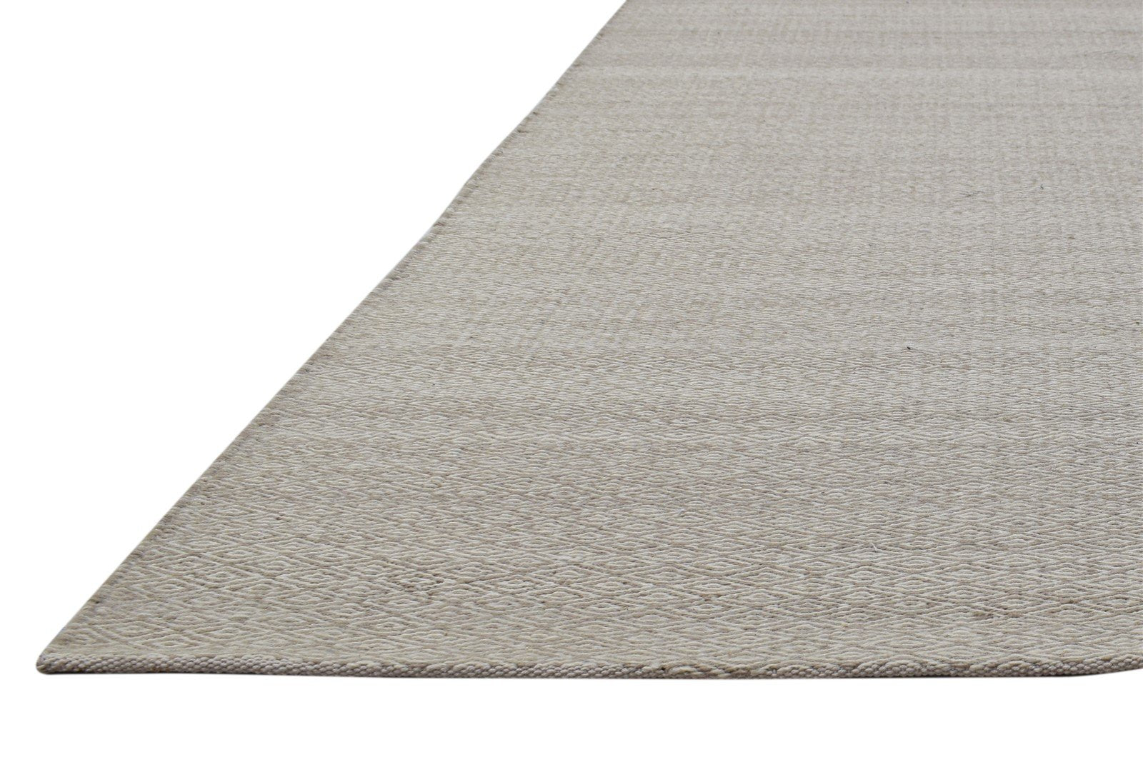 Krista Grey Wool Rug 5' X 8' Modern Dhurrie Scandinavian Solid 7864483971221