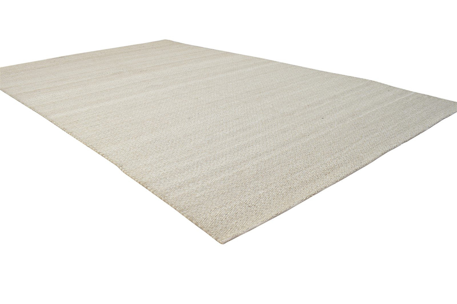 Krista Grey Wool Rug 5' X 8' Modern Dhurrie Scandinavian Solid 7864483971221