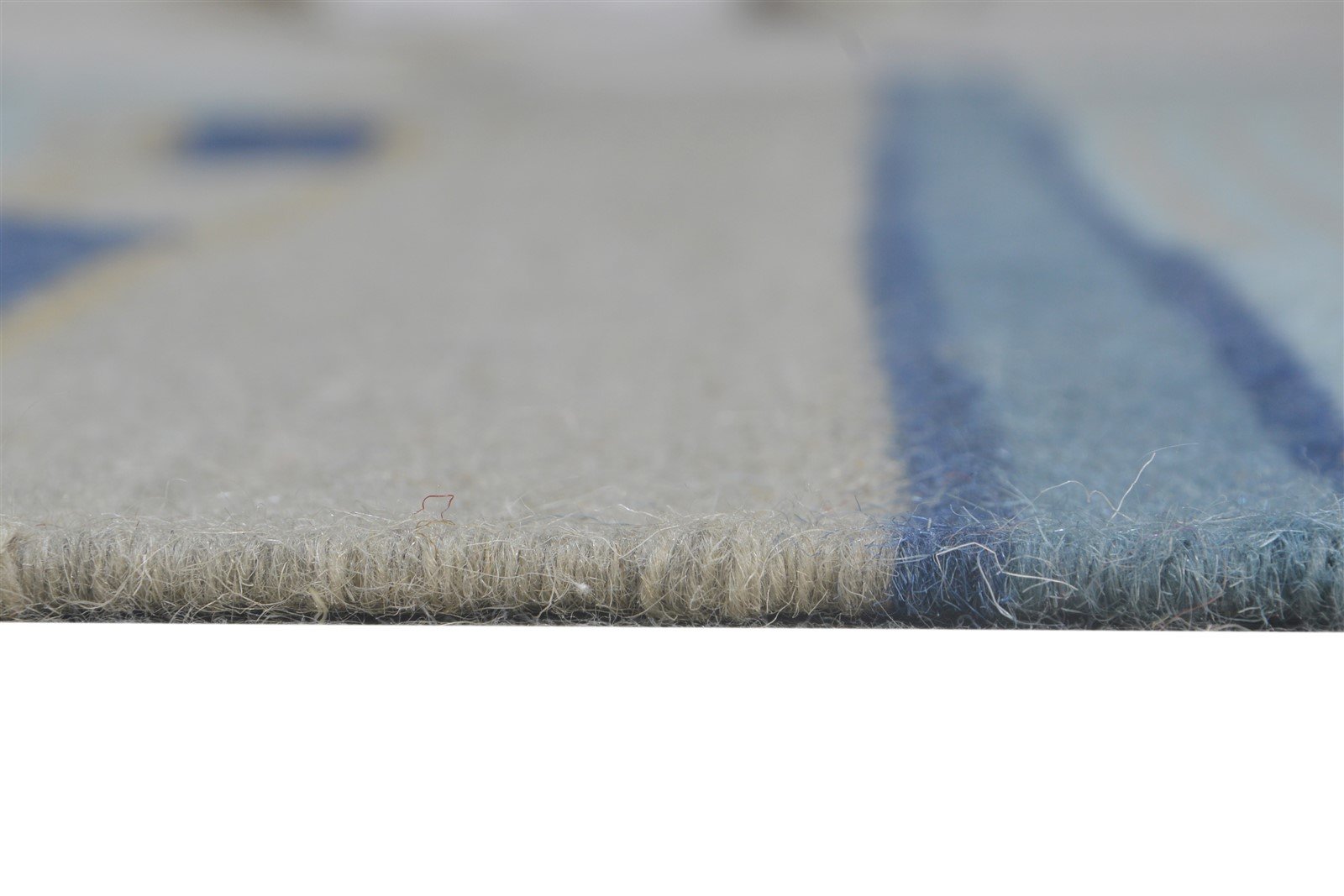 Grey Wool Rug 5' X 8' Modern Dhurrie Scandinavian Striped Room Size Carpet 7865192153237
