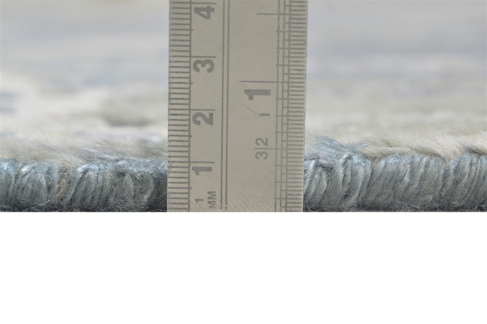 Grey Wool Rug 5' X 8' Modern Hand Knotted Indian Abstract Room Size Carpet 7864430395541