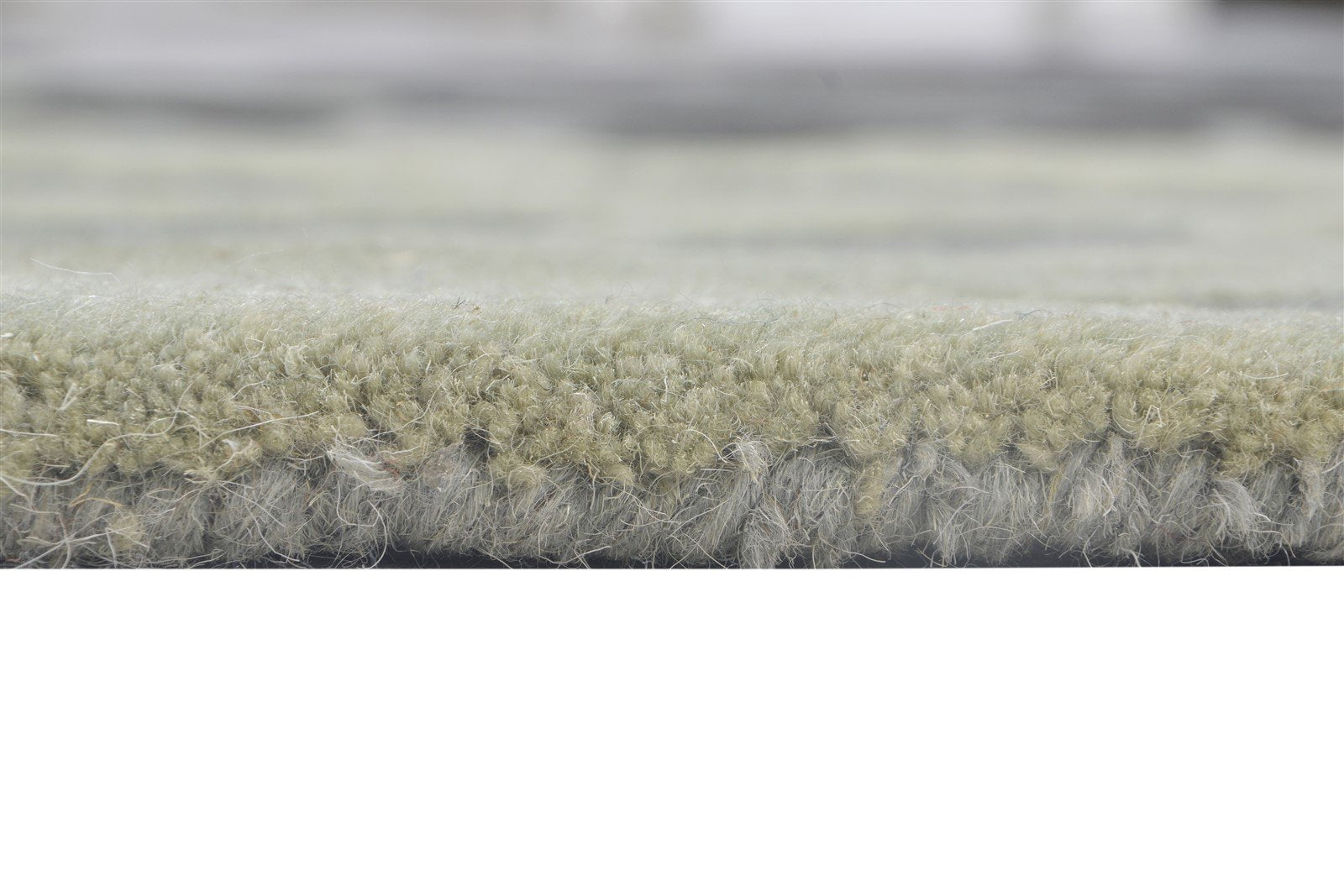 Grey Wool Rug 5' X 8' Modern Hand Tufted French Floral Room Size Carpet 7864285888661