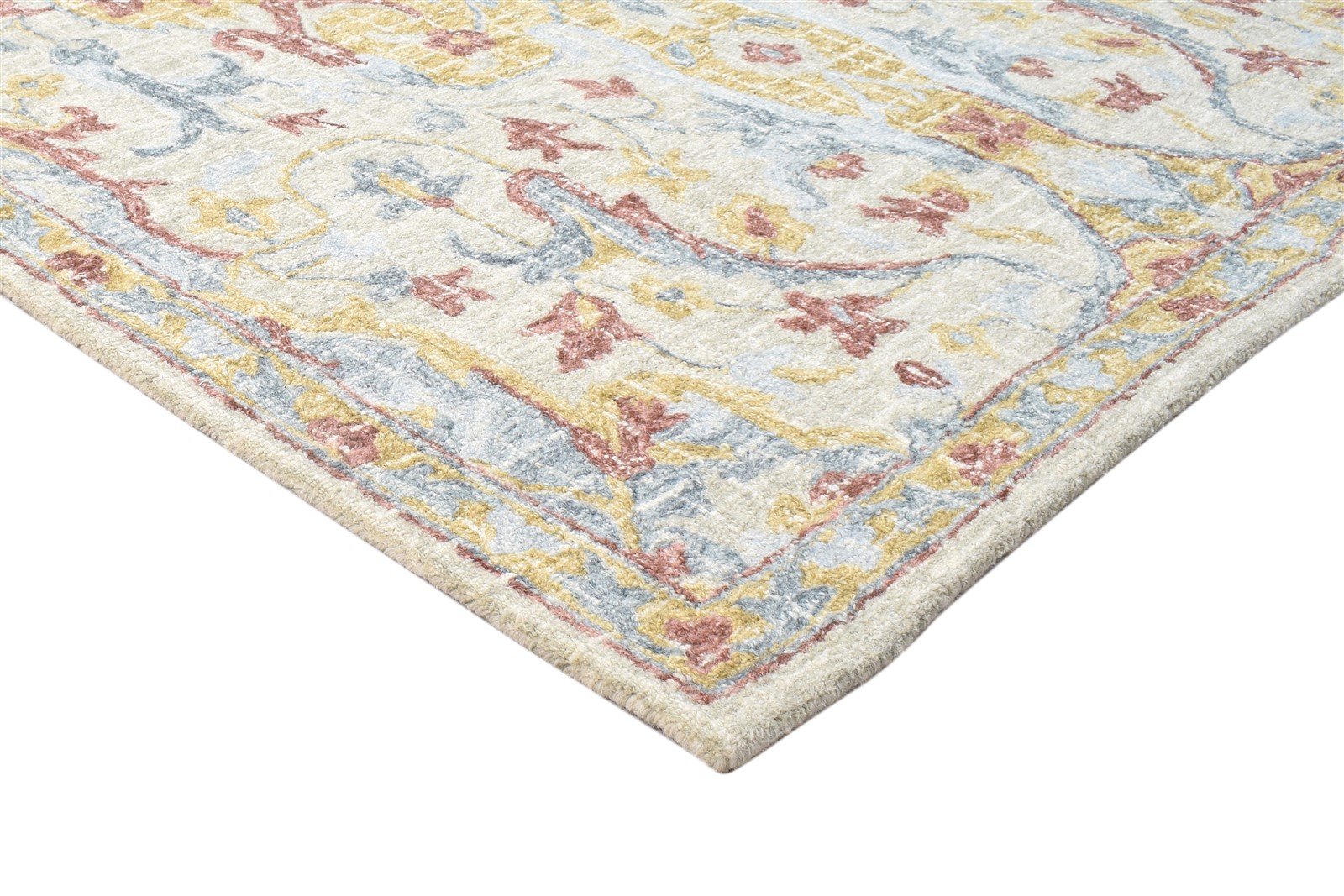 Grey Wool Rug 5' X 8' Modern Hand Tufted Kazak Grid Room Size Carpet 7864093048981