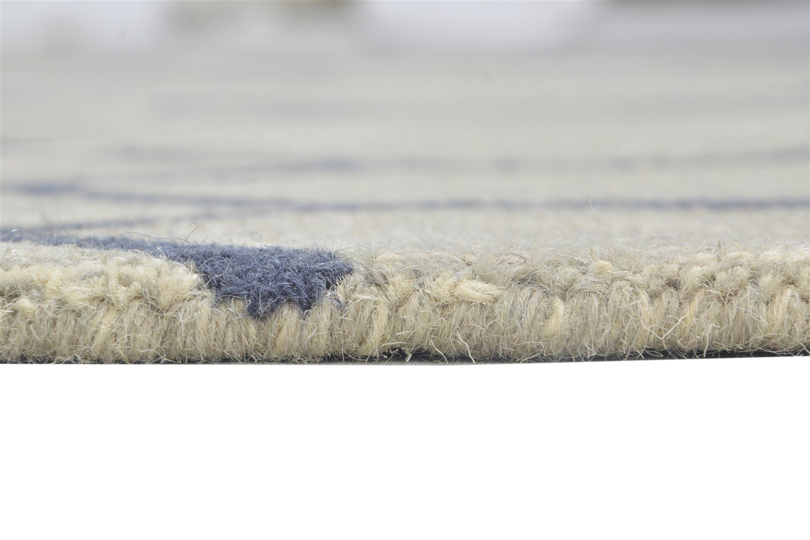 Grey Wool Rug 5' X 8' Modern Hand Tufted Moroccan Geometric Room Size Carpet 7864109039765