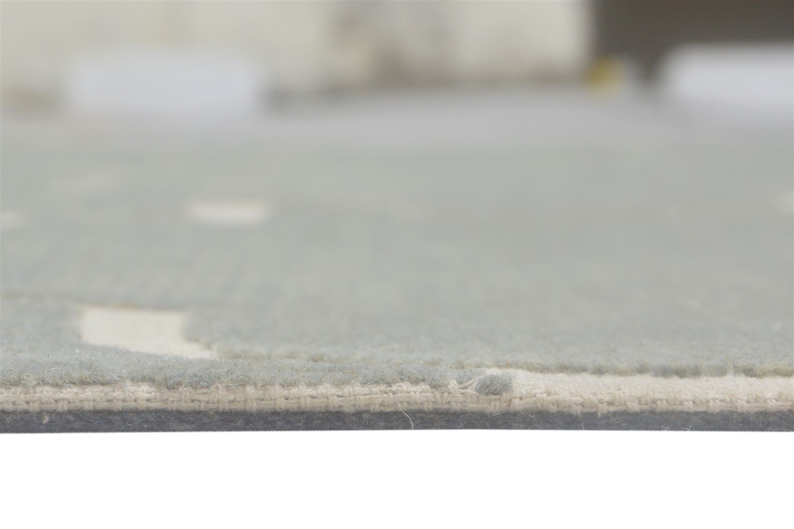 Grey Wool Rug 5' X 8' Modern Hand Tufted Moroccan Scroll Tile Room Size Carpet 7864092885141