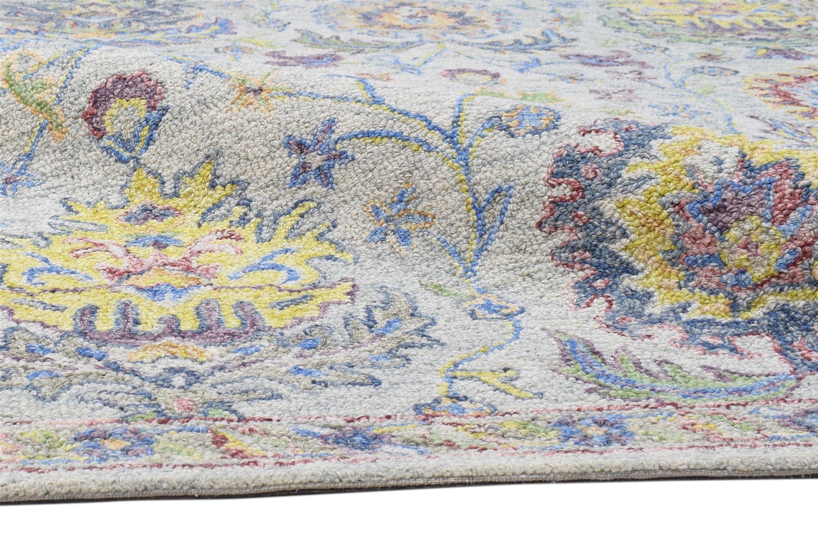 Grey Wool Rug 5' X 8' Modern Hand Tufted Oushak Oriental Room Size Carpet 7864093900949