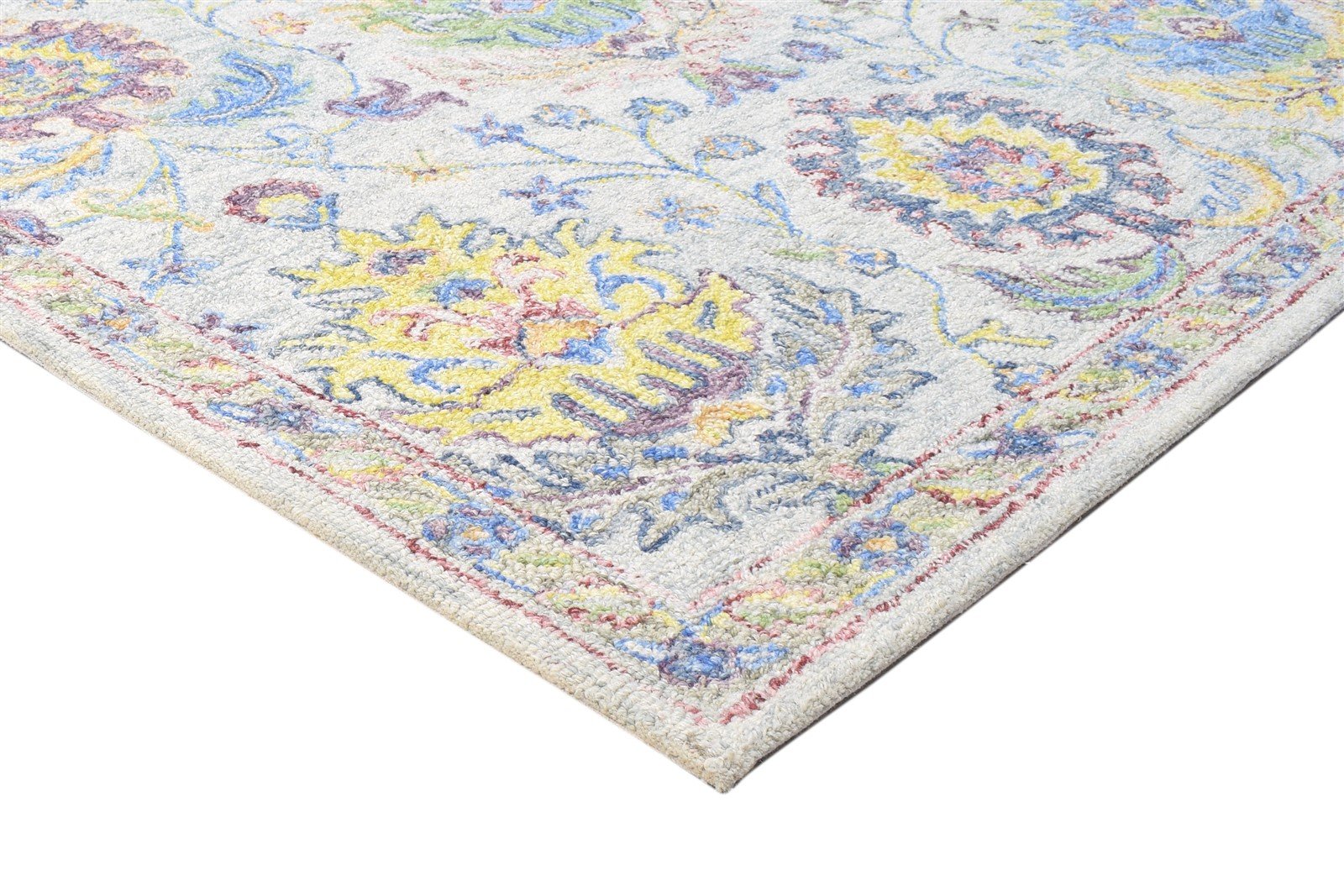 Grey Wool Rug 5' X 8' Modern Hand Tufted Oushak Oriental Room Size Carpet 7864093900949