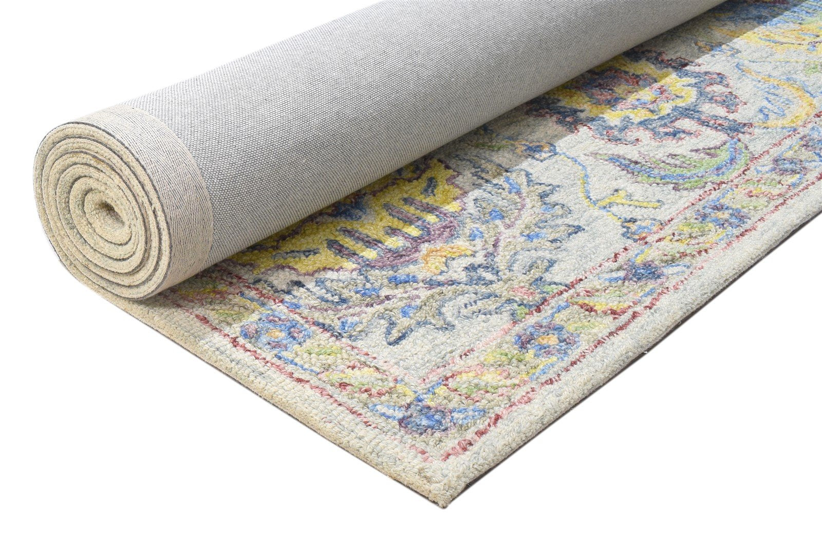 Grey Wool Rug 5' X 8' Modern Hand Tufted Oushak Oriental Room Size Carpet 7864093900949