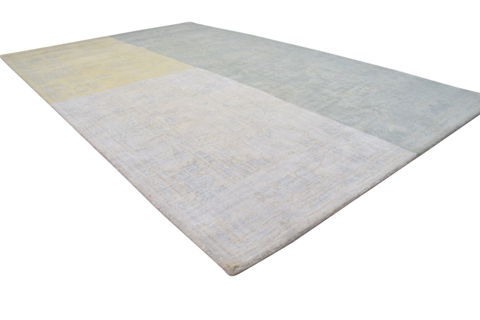 Grey Wool Rug 5' X 8' Modern Hand Tufted Oushak Oriental Room Size Carpet 7864097079445