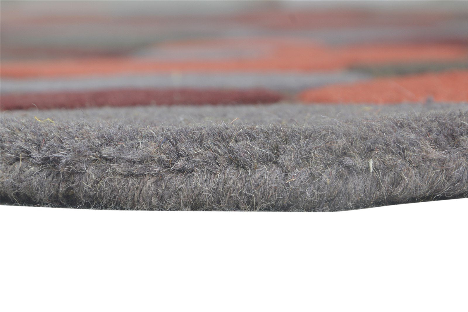 Grey Wool Rug 5' X 8' Modern Hand Tufted Scandinavian Abstract Room Size Carpet 7865056133269