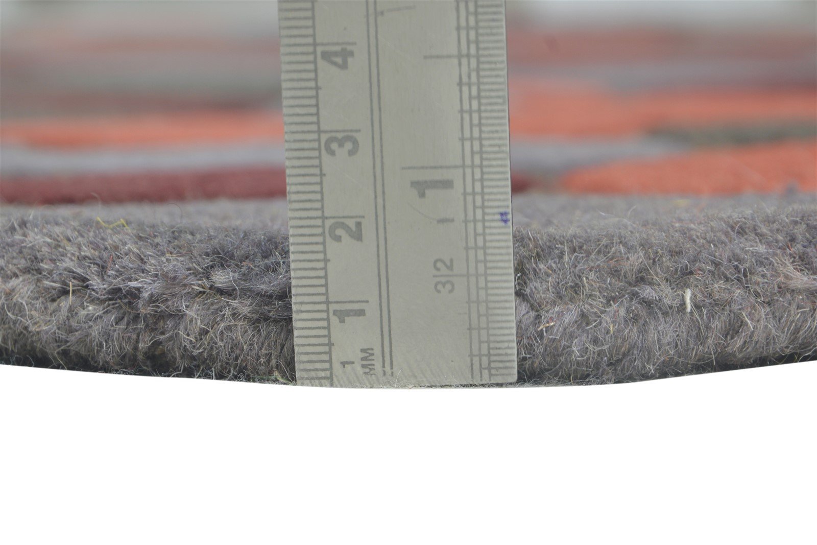 Grey Wool Rug 5' X 8' Modern Hand Tufted Scandinavian Abstract Room Size Carpet 7865056133269