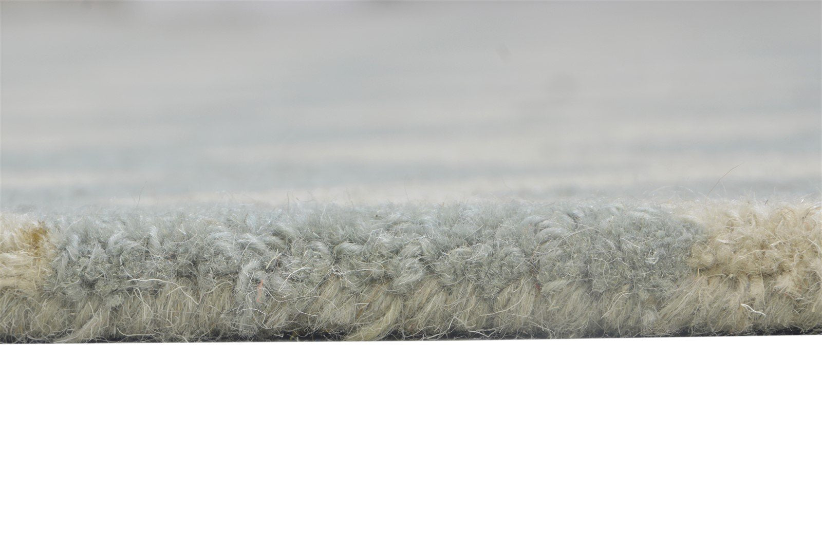 Grey Wool Rug 5' X 8' Modern Hand Tufted Scandinavian Chevron Room Size Carpet 7864262230165