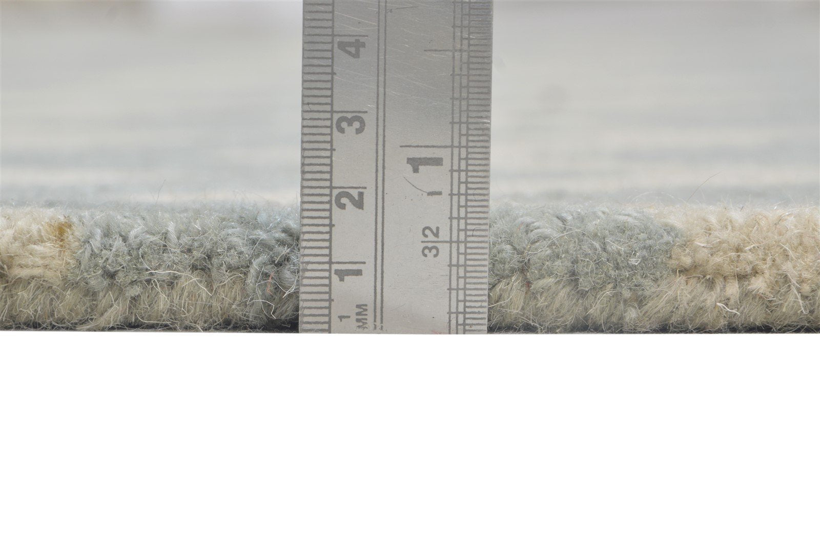 Grey Wool Rug 5' X 8' Modern Hand Tufted Scandinavian Chevron Room Size Carpet 7864262230165