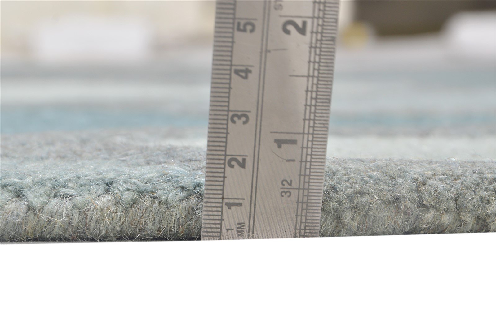 Grey Wool Rug 5' X 8' Modern Hand Tufted Scandinavian Diamond Room Size Carpet 7864094851221