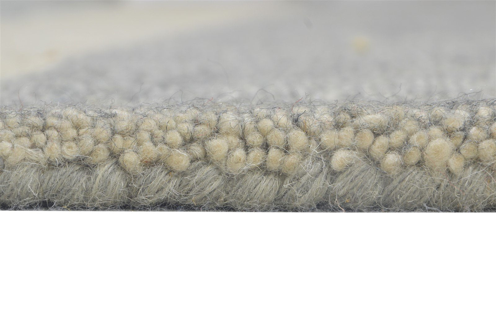 Grey Wool Rug 5' X 8' Modern Hand Tufted Scandinavian Striped Room Size Carpet 7865074057365