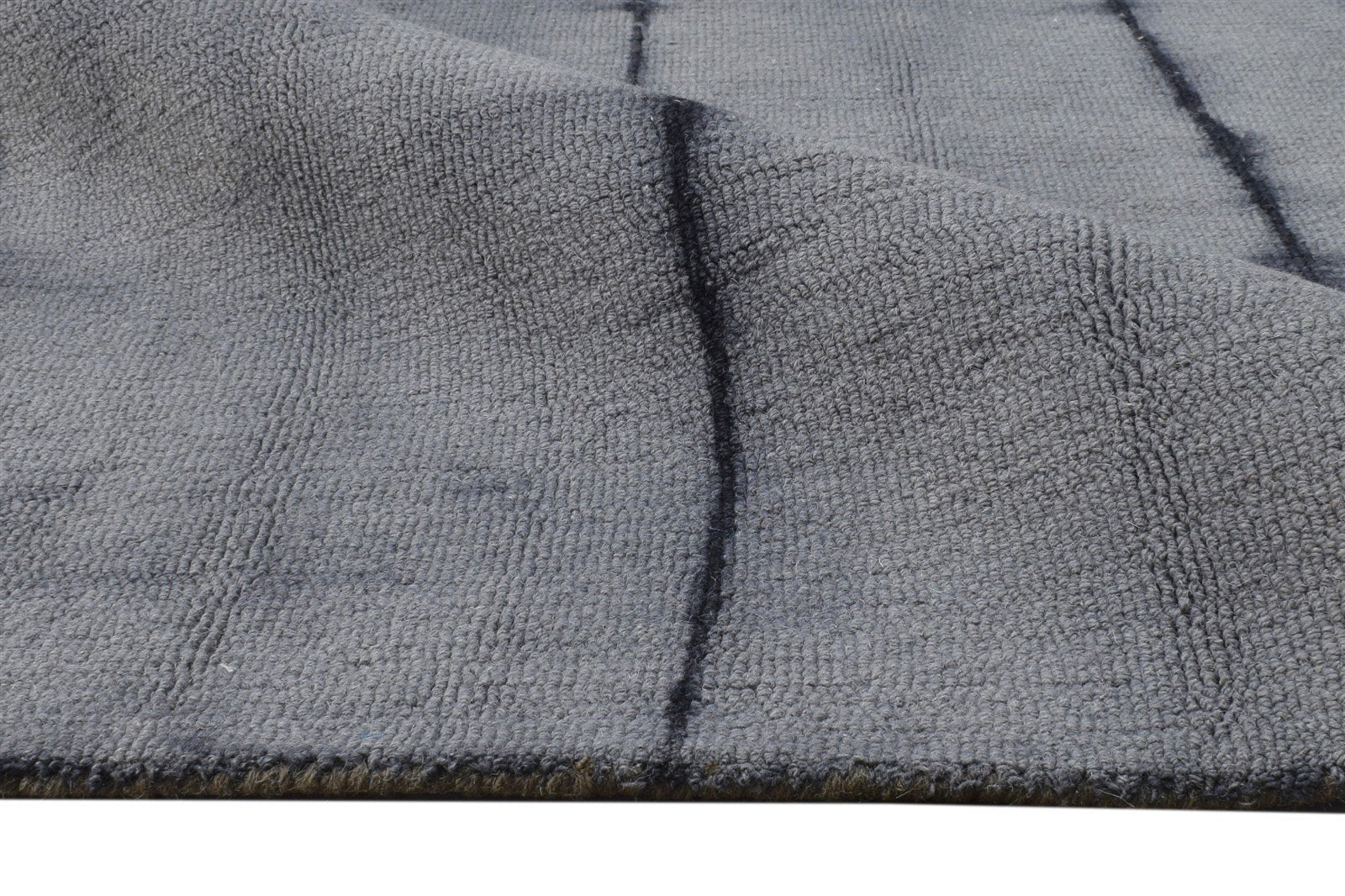 Dotti Grey Wool Rug 5' X 8' Modern Hand Tufted Shibori Tie Dye 7865206079637