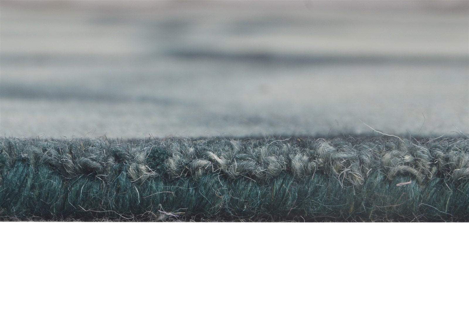 Grey Wool Rug 5' X 8' Modern Hand Tufted Shibori Tie Dye Room Size Carpet 7865173213333
