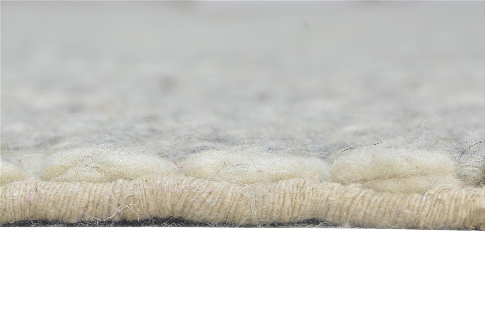 Grey Wool Rug 5' X 8' Modern Hand Woven Scandinavian Chevron Room Size Carpet 7865053151381