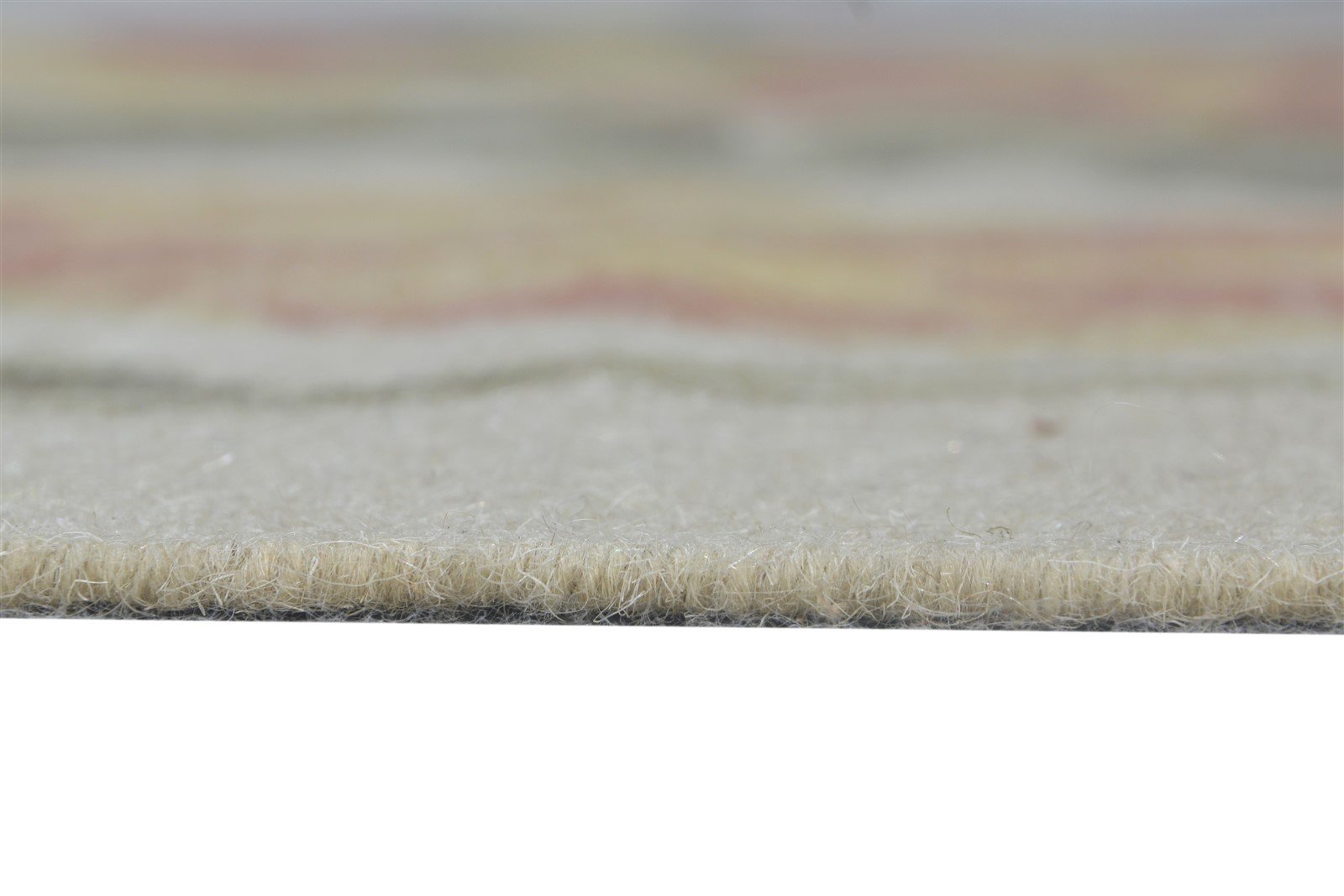 Grey Wool Rug 5' X 8' Transitional Dhurrie European Floral Room Size Carpet 7865142902933