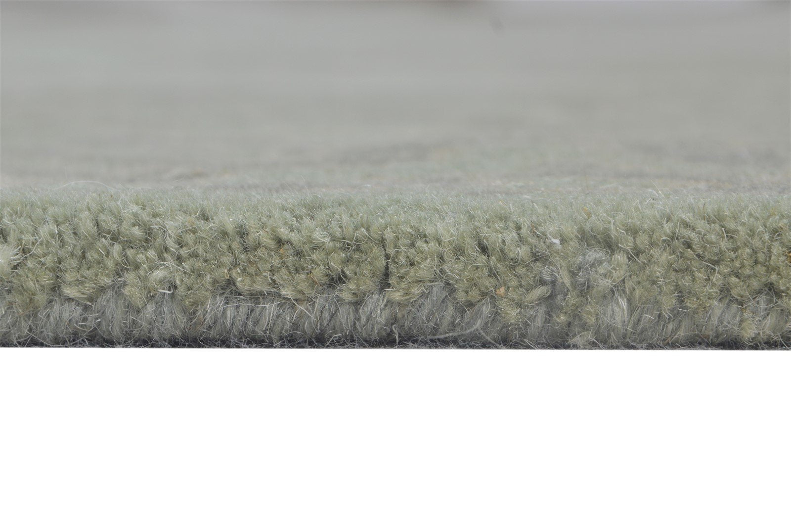 Grey Wool Rug 5' X 8' Transitional Hand Tufted European Damask Room Size Carpet 7865177866389
