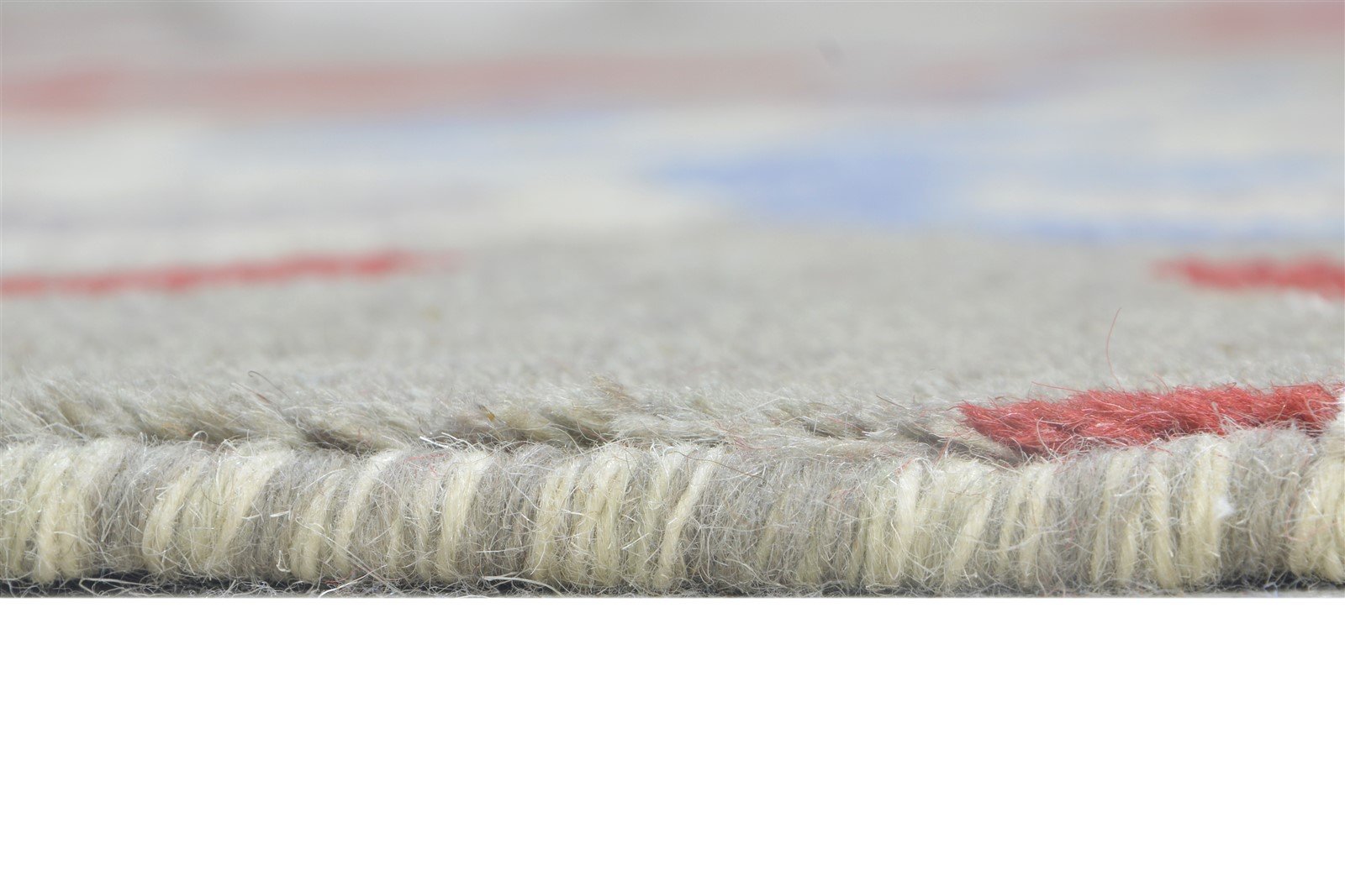 Clemence Grey Wool Rug 6' X 9' Modern Hand Knotted Bohemian Abstract 7864942624917