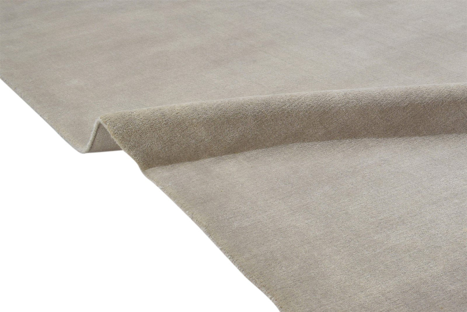 Grey Wool Rug 6' X 9' Modern Hand Woven Scandinavian Solid Large Carpet 7864180605077