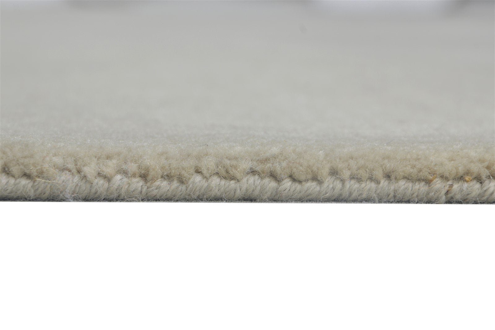 Grey Wool Rug 6' X 9' Modern Hand Woven Scandinavian Solid Large Carpet 7864180605077