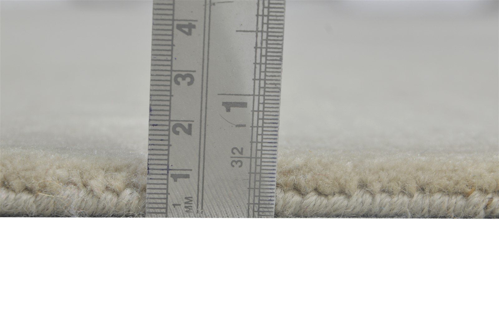 Grey Wool Rug 6' X 9' Modern Hand Woven Scandinavian Solid Large Carpet 7864180605077