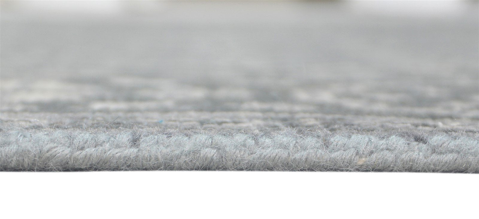 Grey Wool Rug 6' X 9' Persian Hand Knotted Bokhara Oriental Room Size Carpet 7860676395157